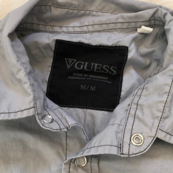 Gray button up - Picture 3 of 6